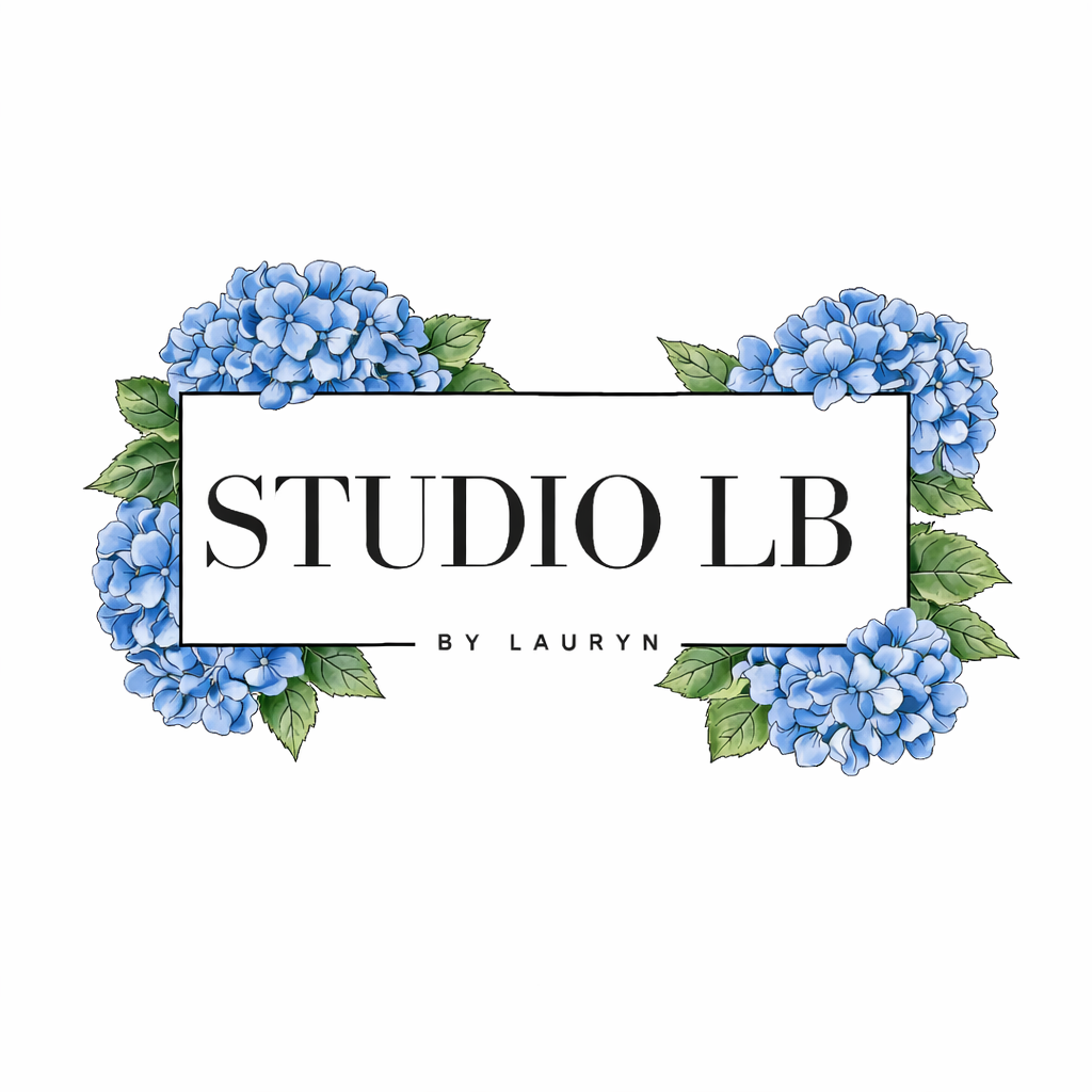 Studio LB by Lauryn hydrangea side logo